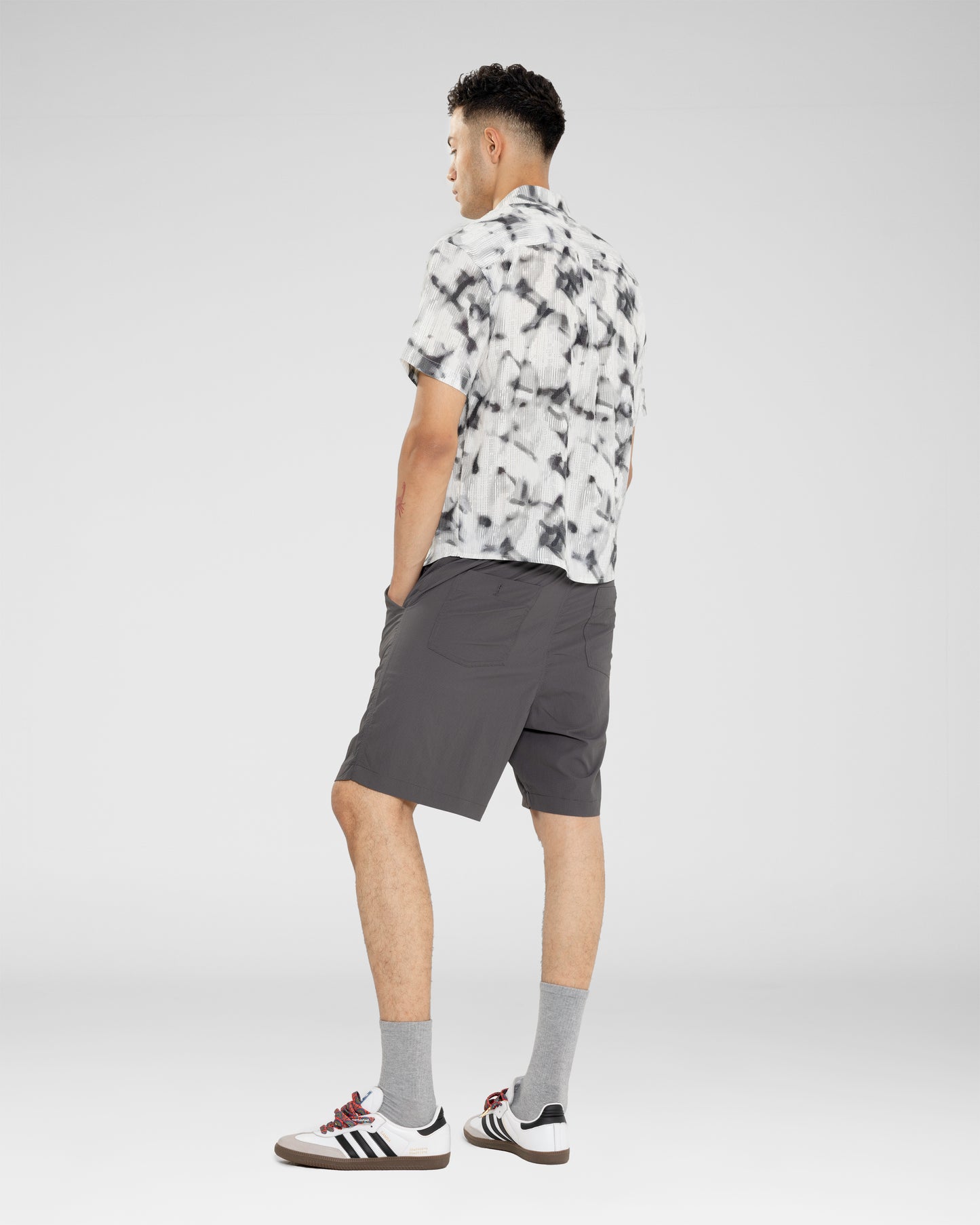 Monochrome Bloom Shirt