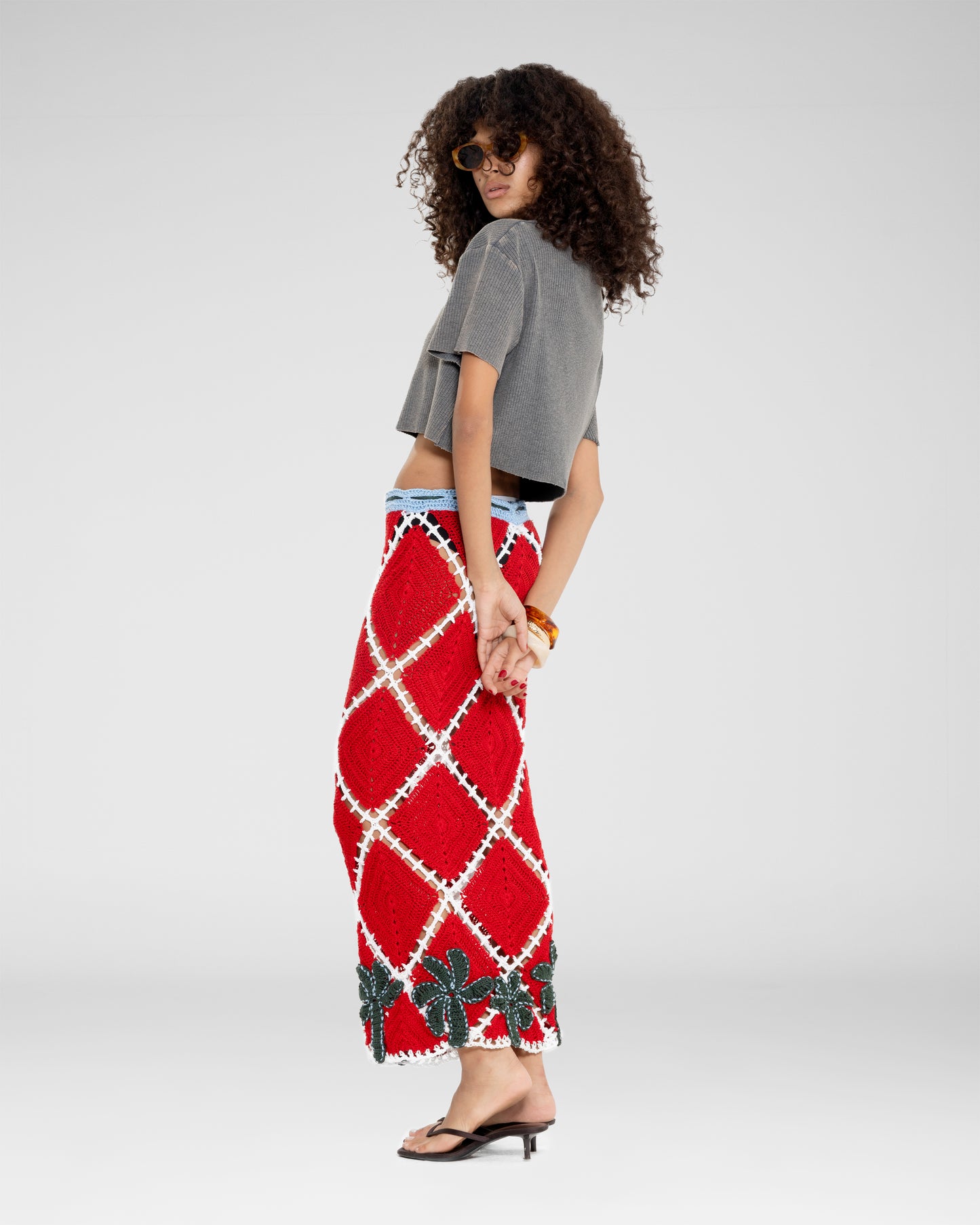 Garden Trellis Crochet Skirt
