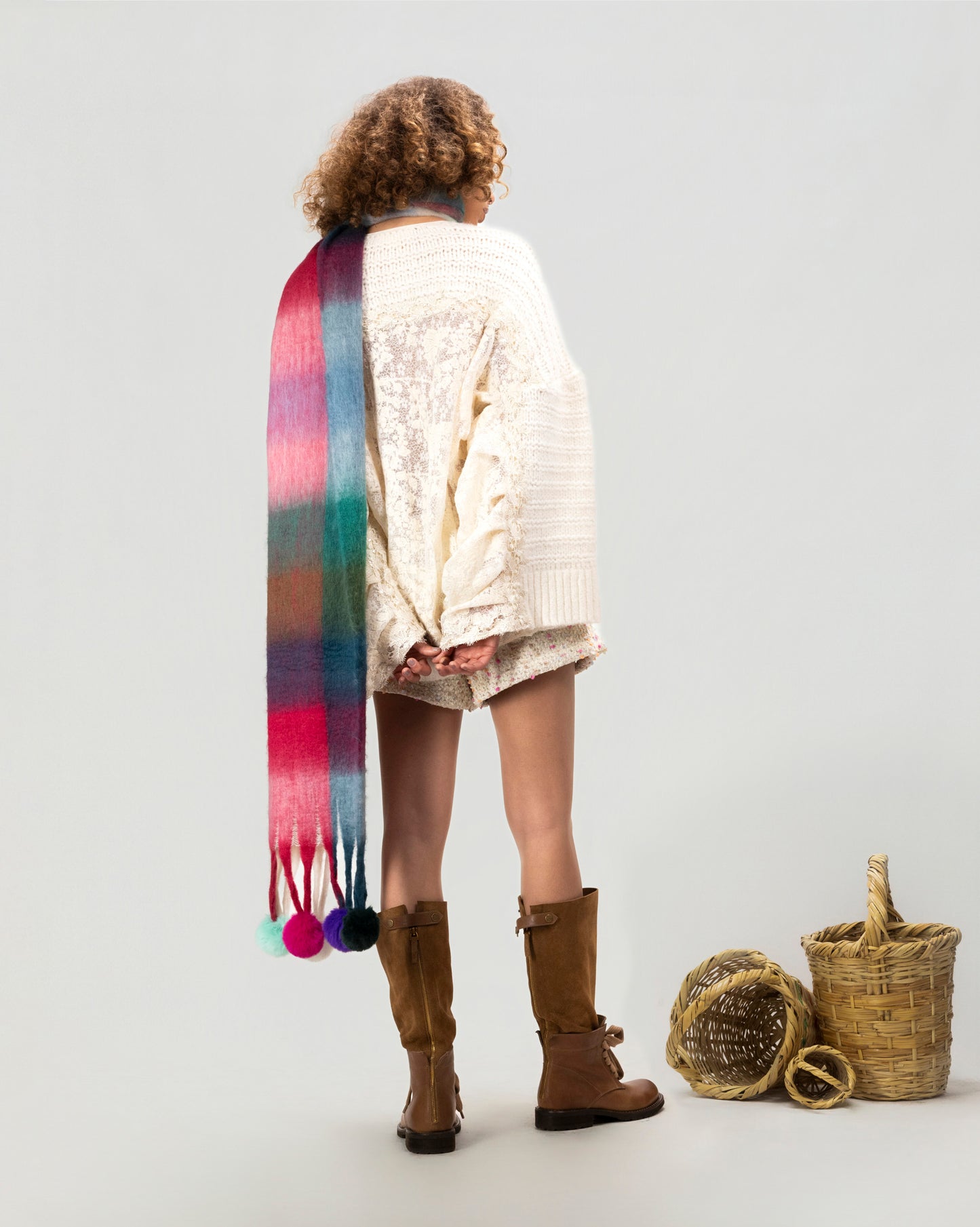 Confetti Tweed Mini Skirt