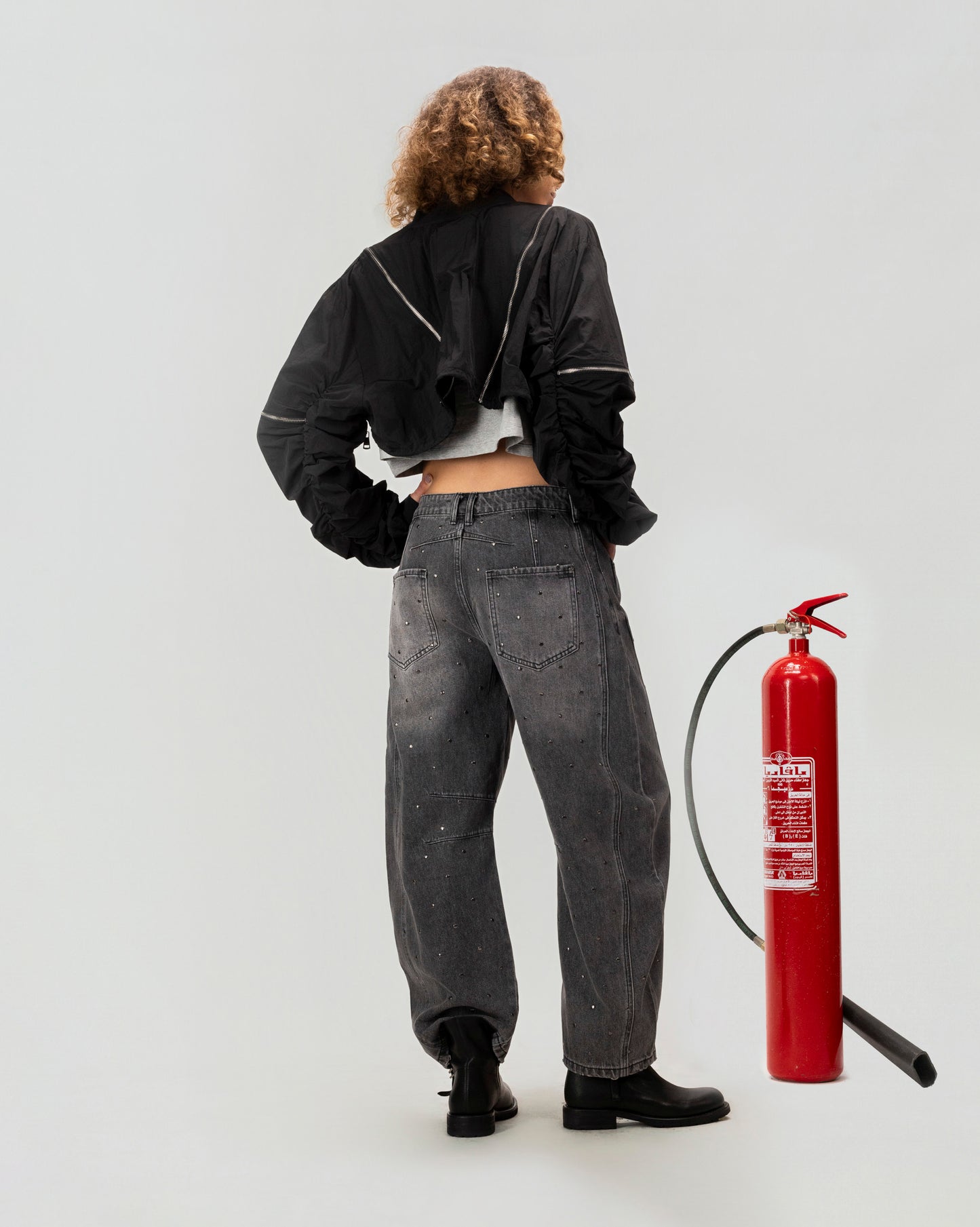 Zipline Cropped Utility Jacket