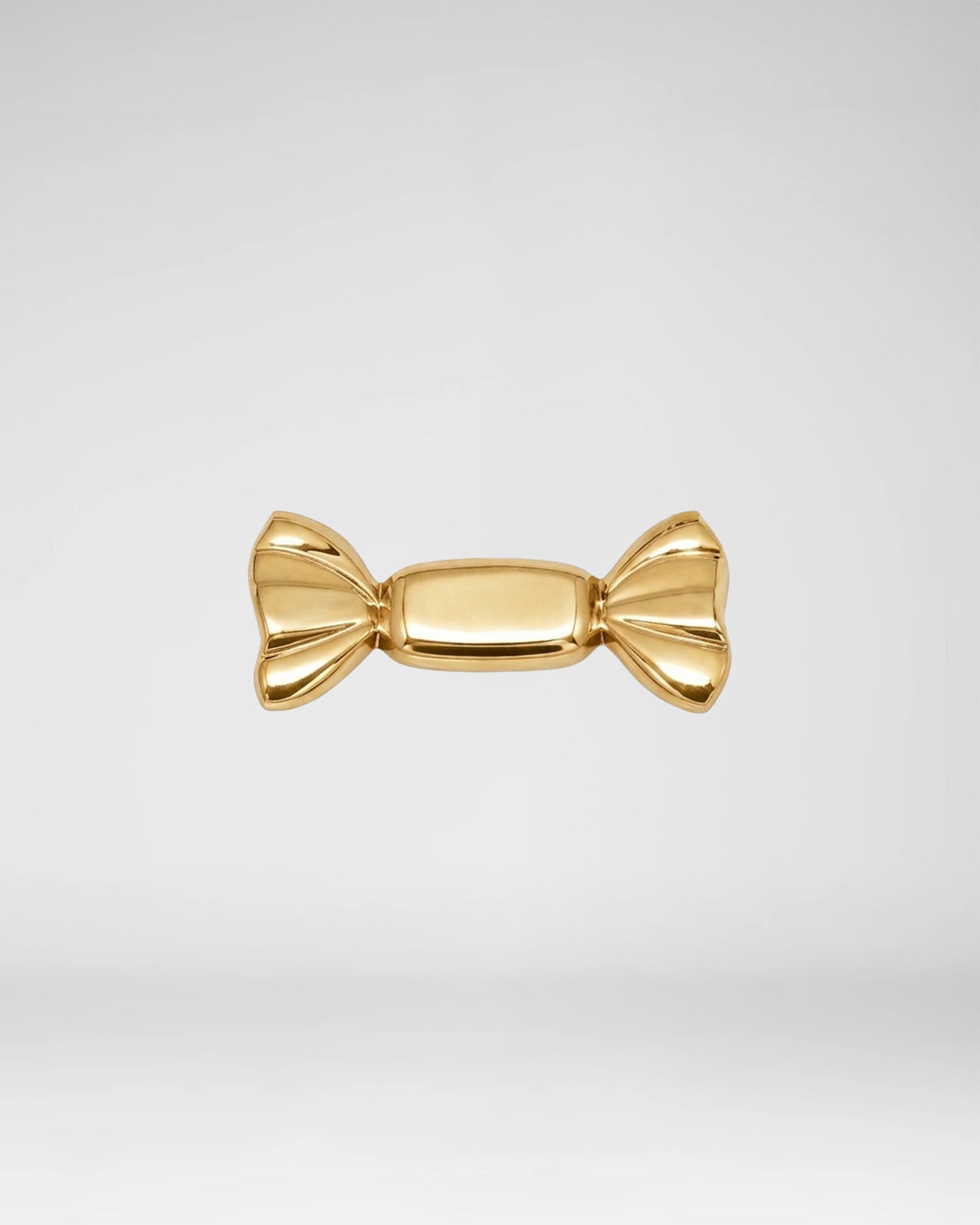 Gold Candy Bow Brooch