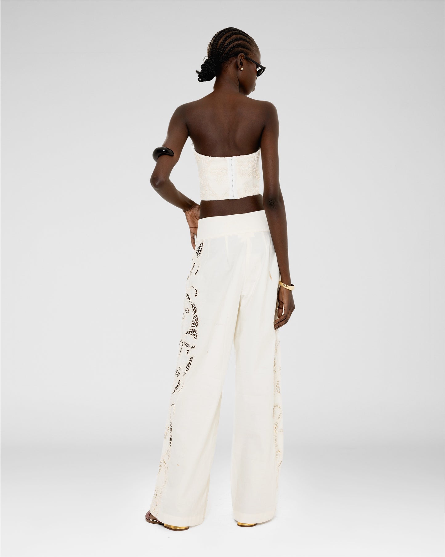 Floral Cutwork Set