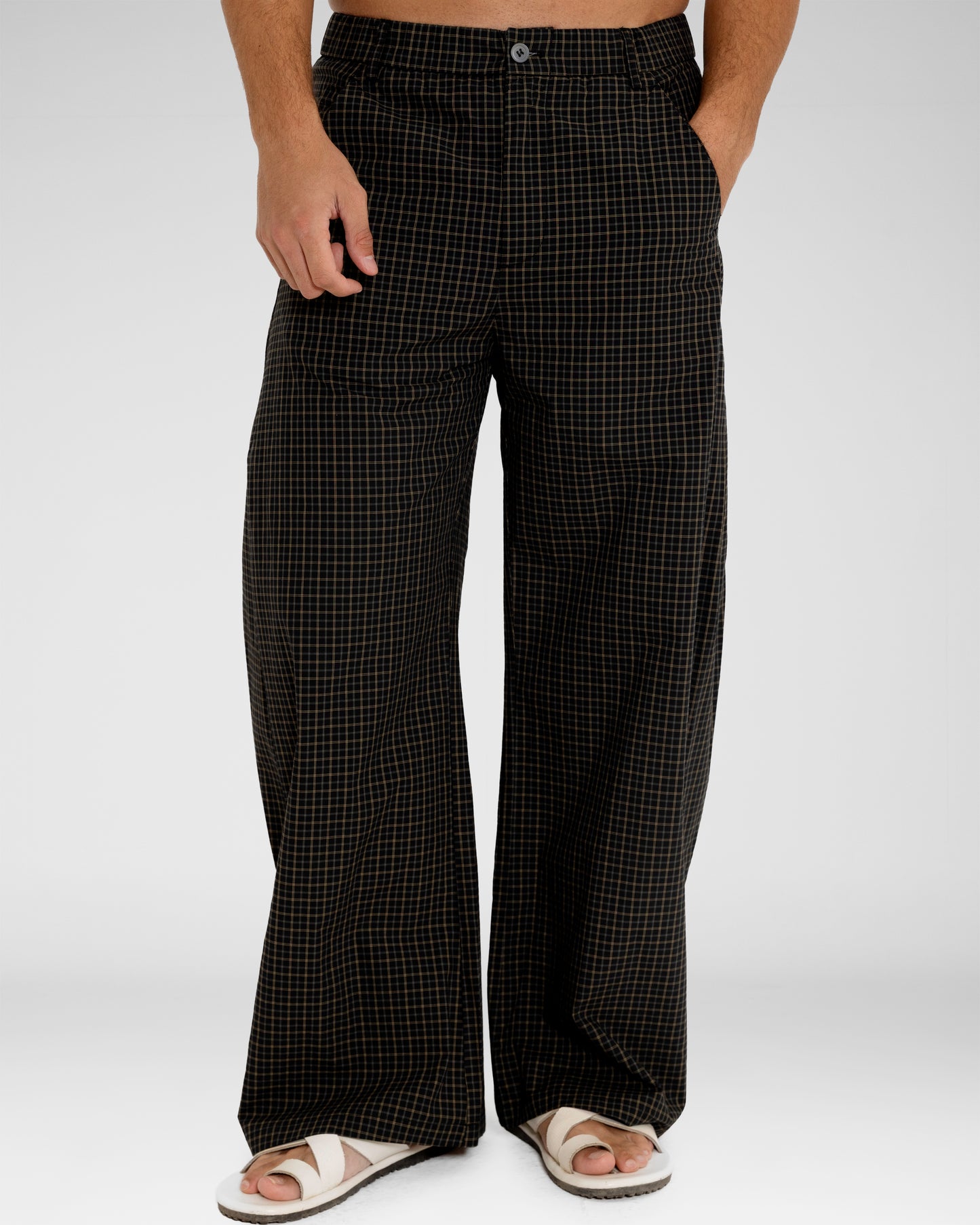 Mono Check Slacks