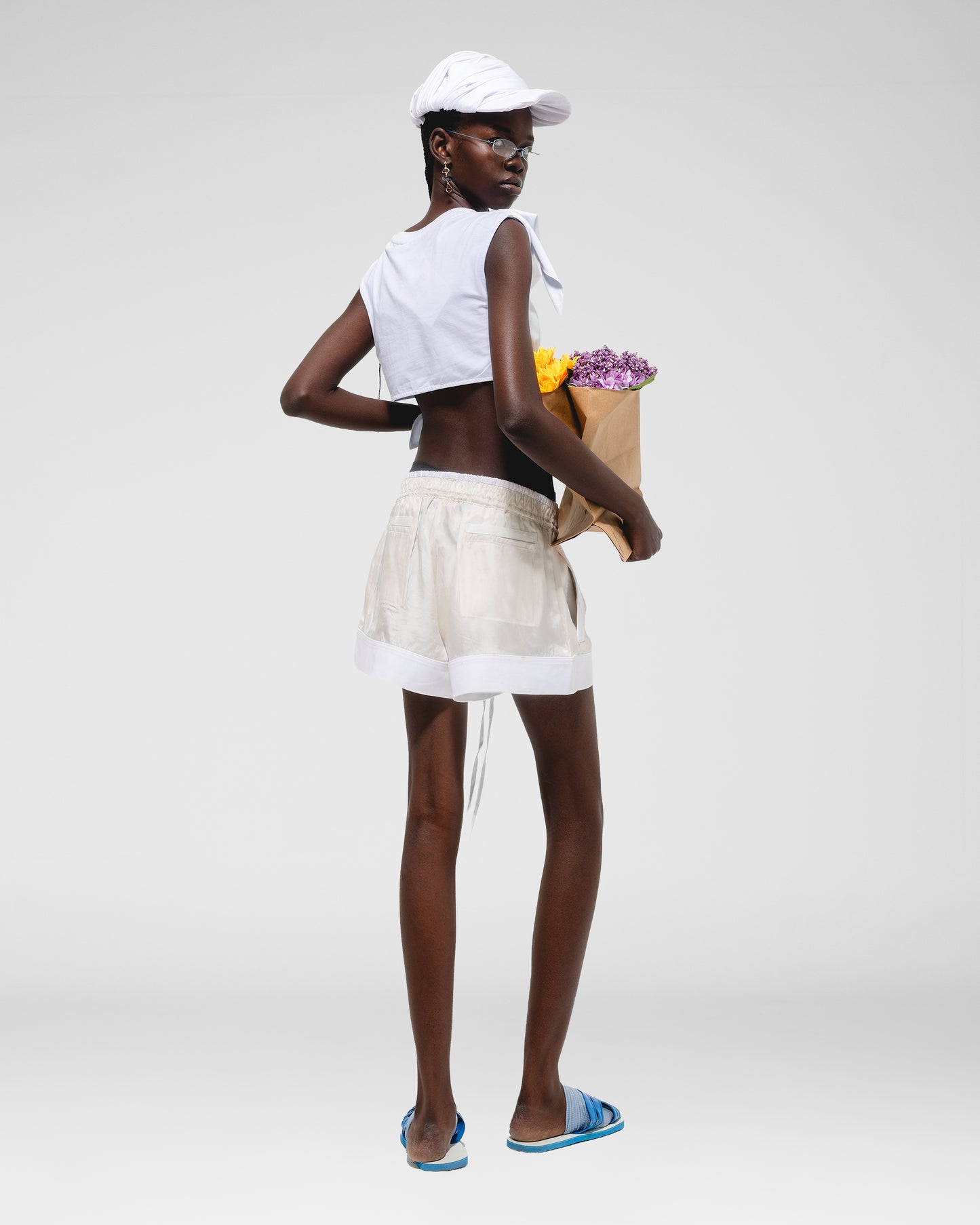 Shadow Play Drawstring Shorts