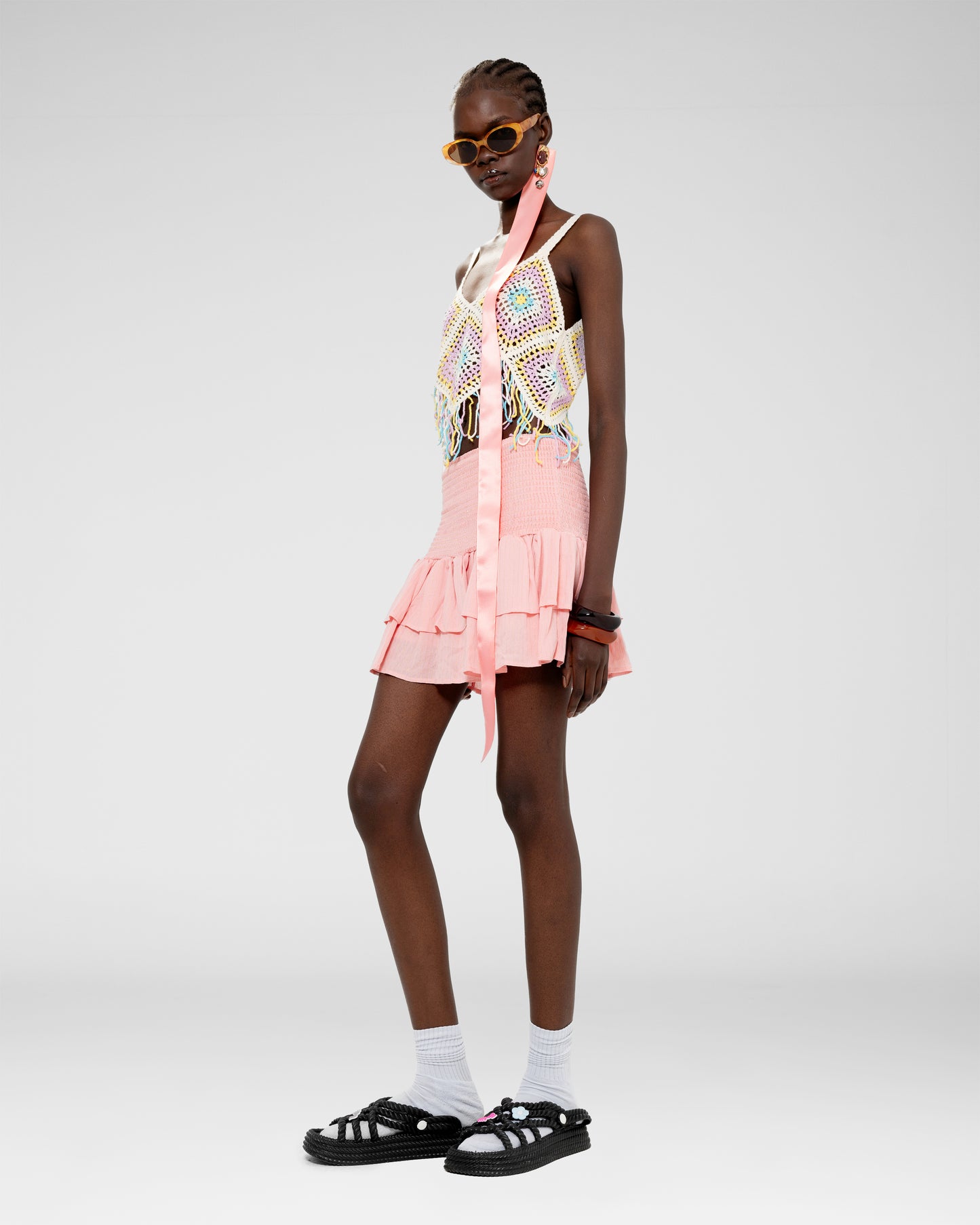 Boho Fringe Crochet Top