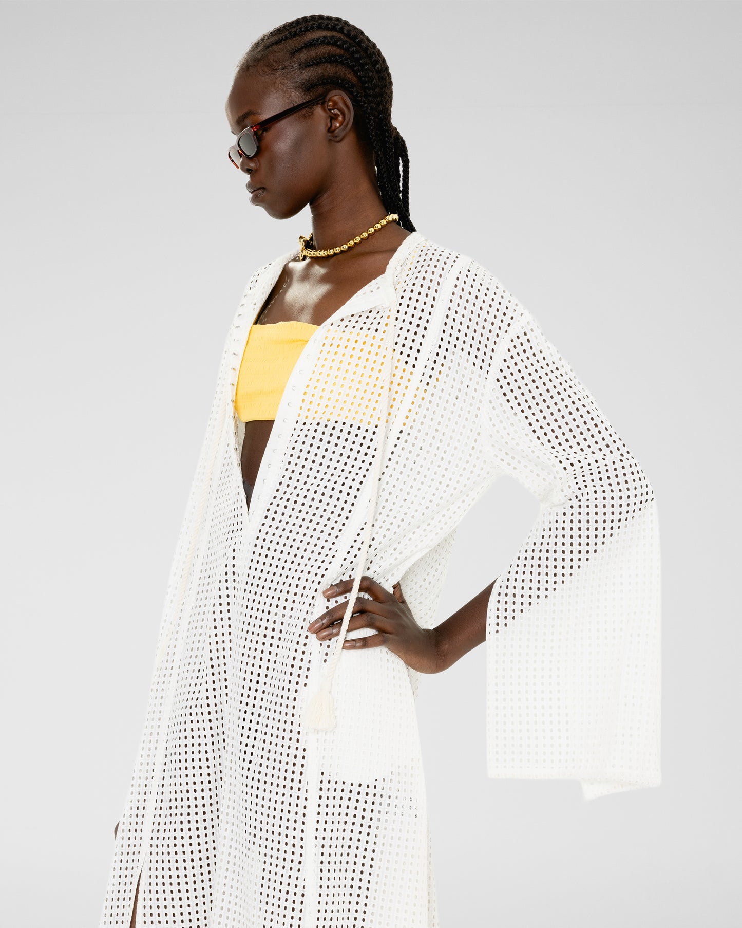 The Mesh Kaftan Dress