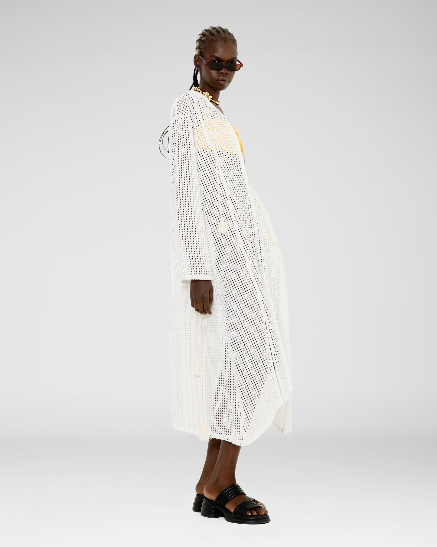 The Mesh Kaftan Dress