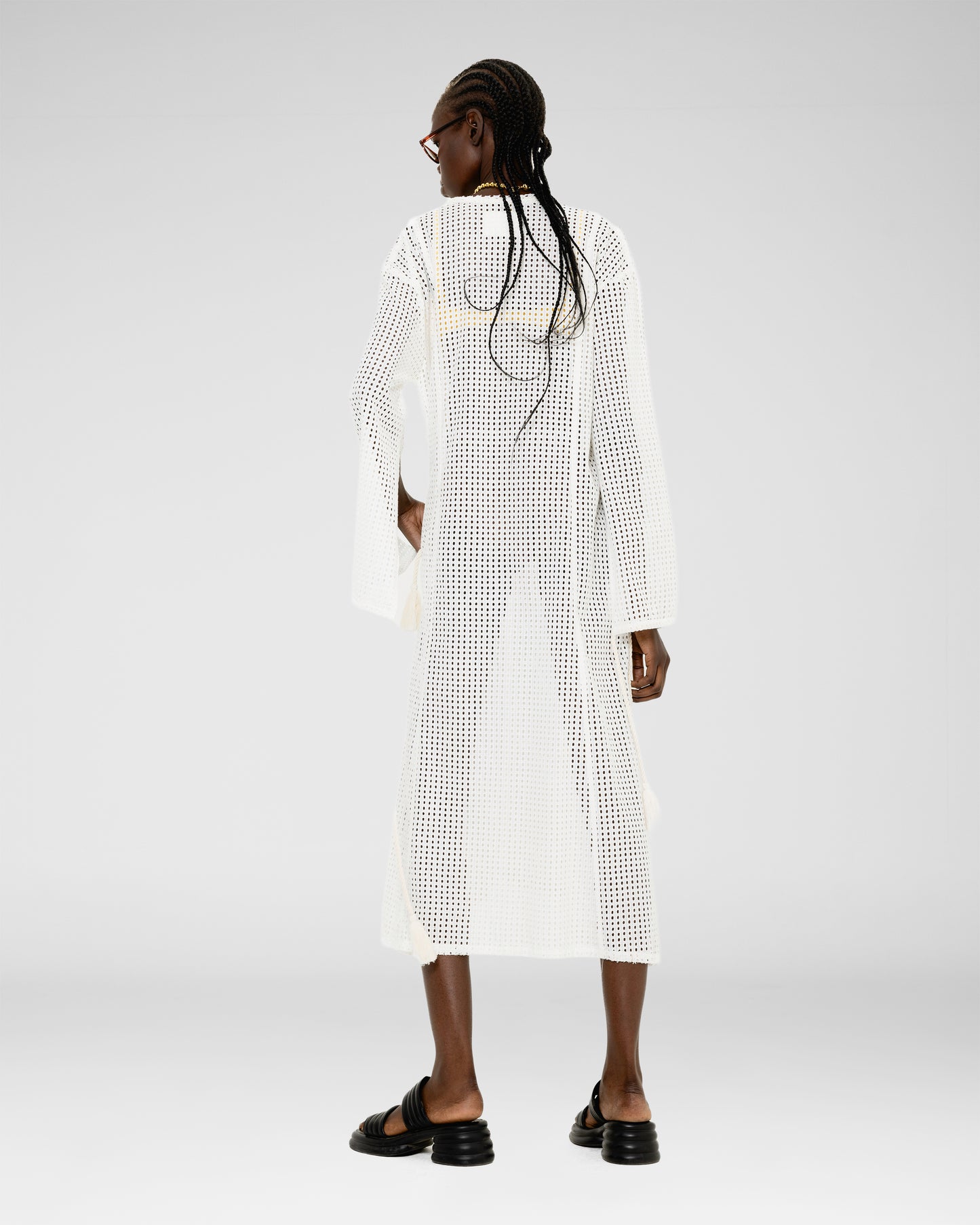 The Mesh Kaftan Dress