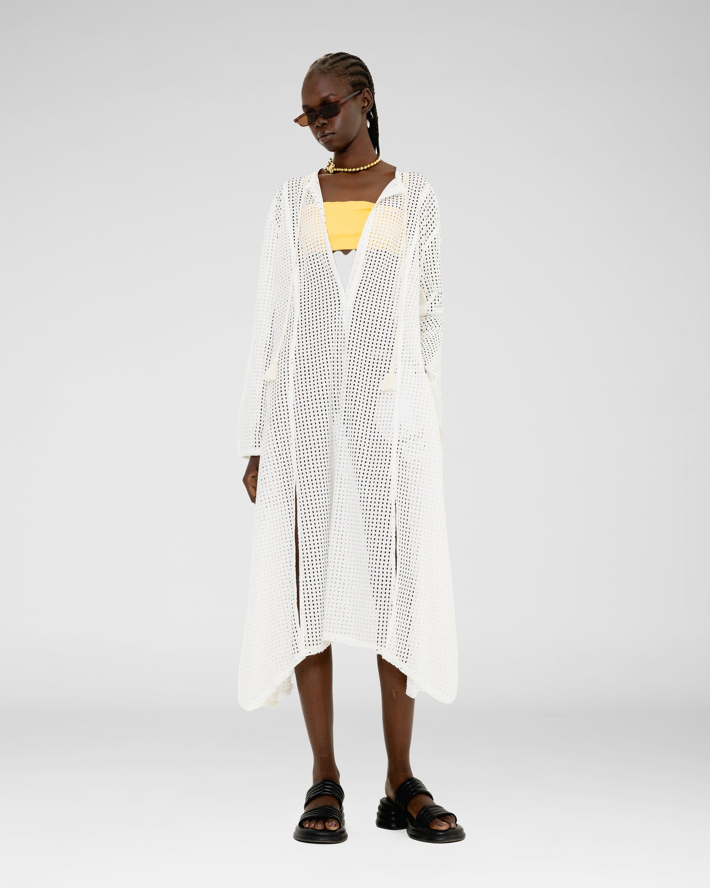The Mesh Kaftan Dress