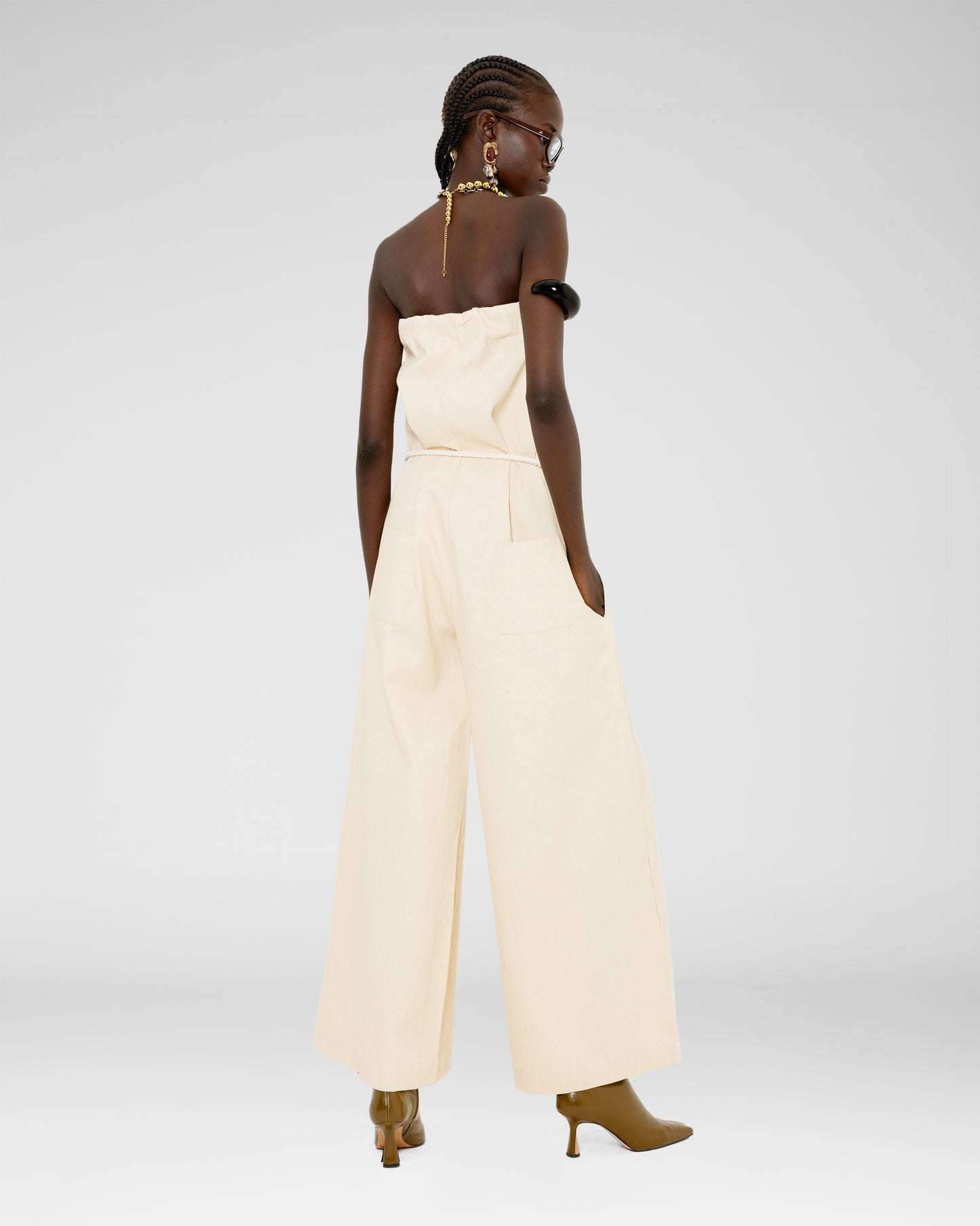 Sandswept Strapless Jumpsuit
