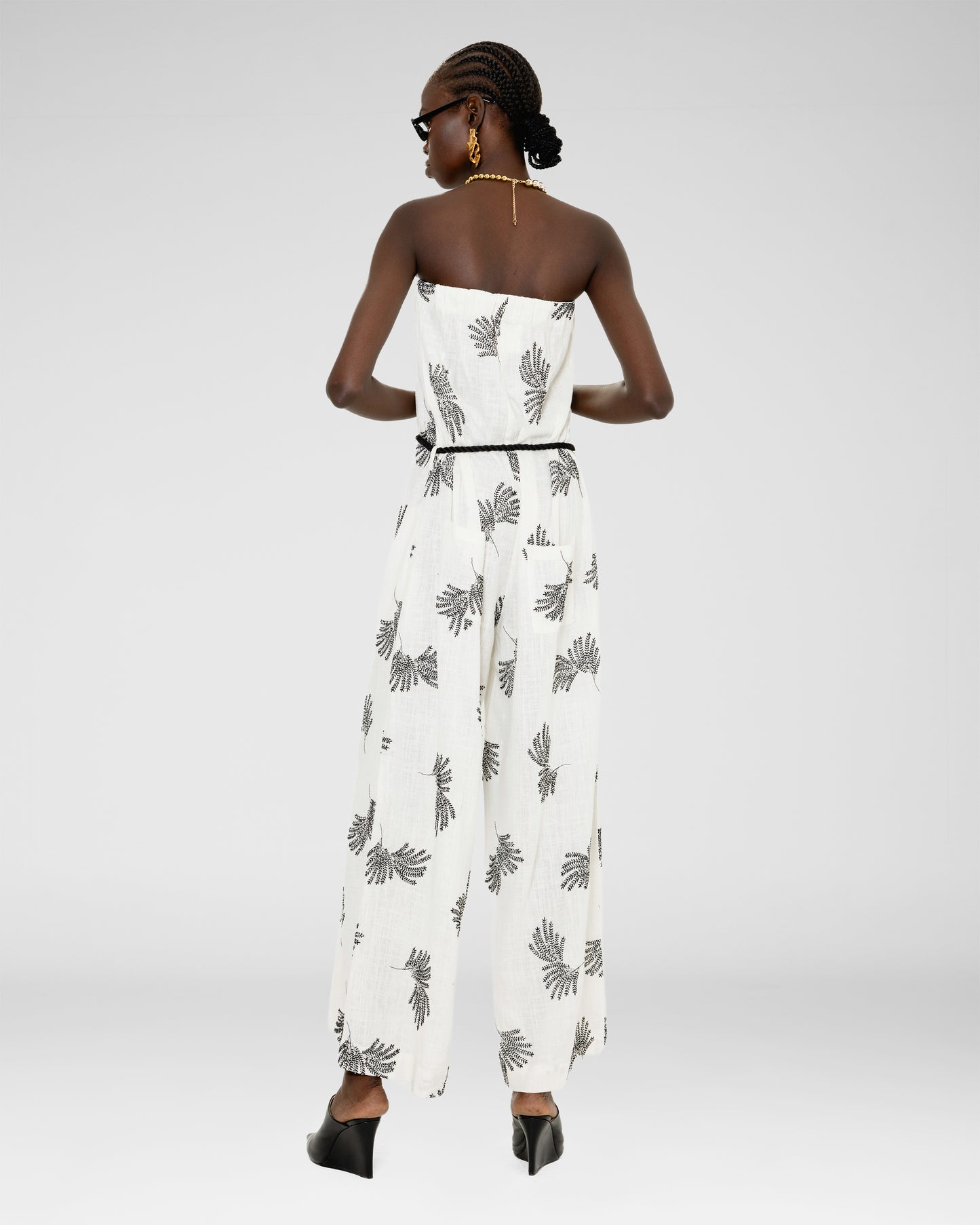 Embroidered jungle Jumpsuit