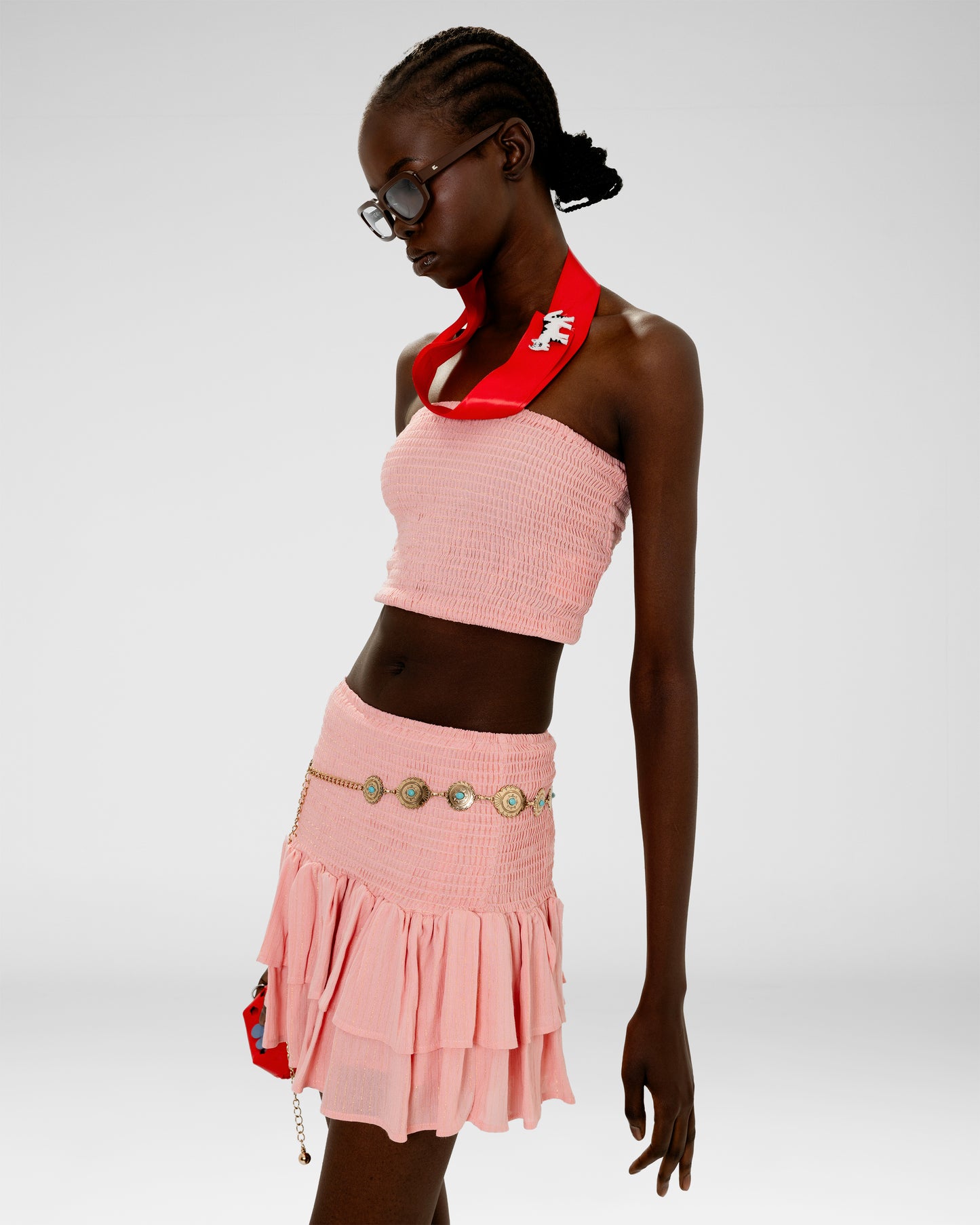 Ruffle Mini Skirt