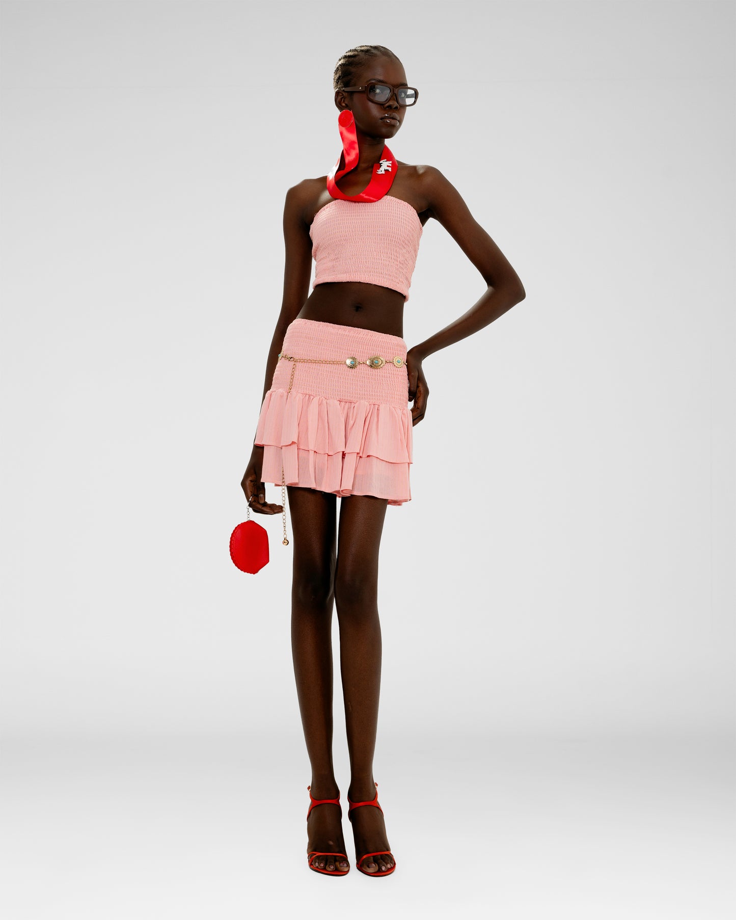 Ruffle Mini Skirt