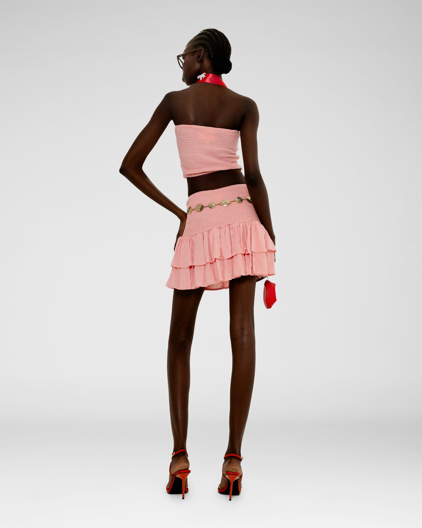 Ruffle Mini Skirt