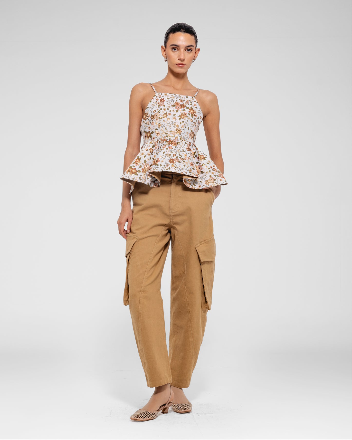Sandstone Utility Cargo Pants