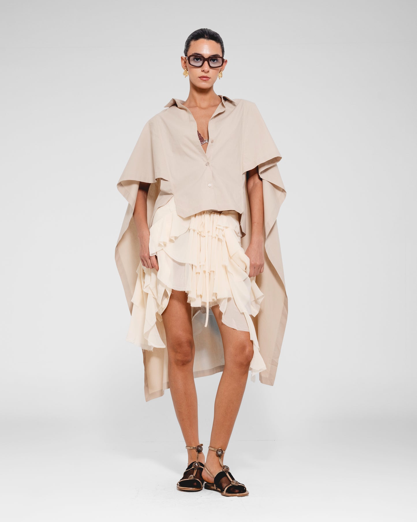 Cape Back Overshirt