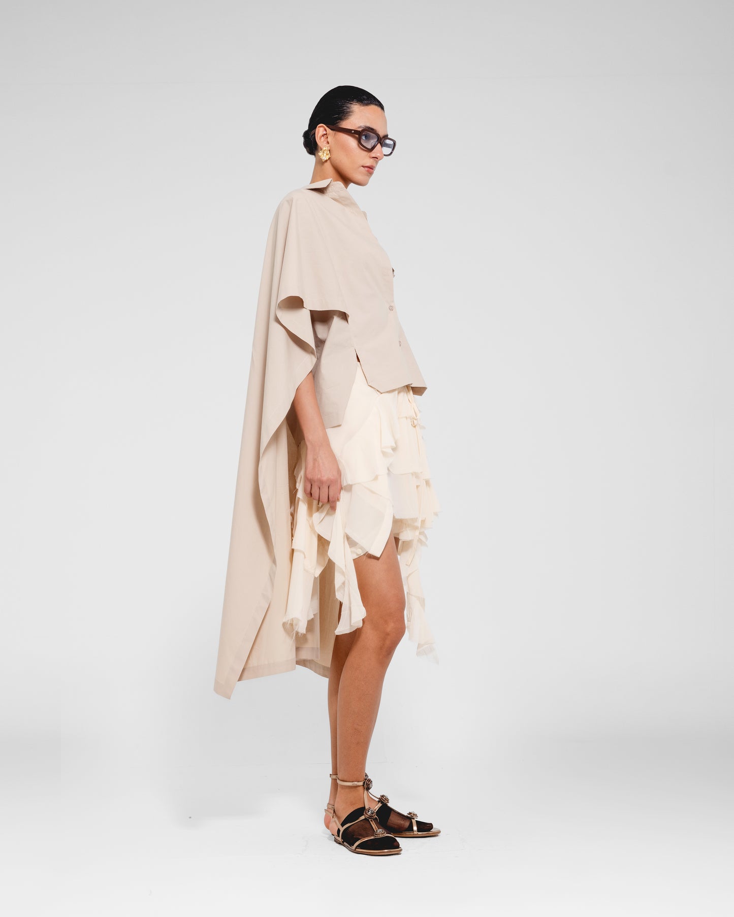 Cape Back Overshirt