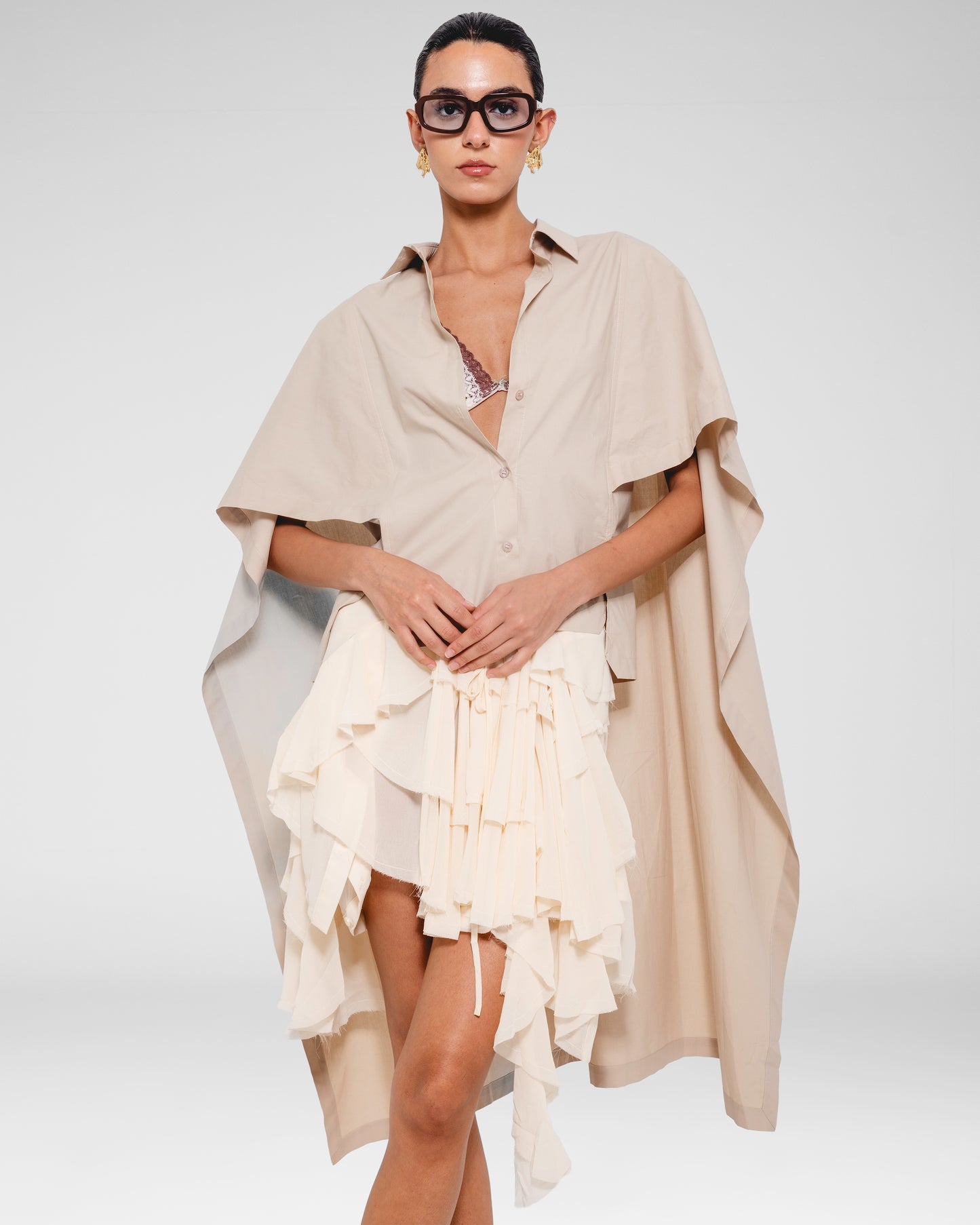 Cape Back Overshirt