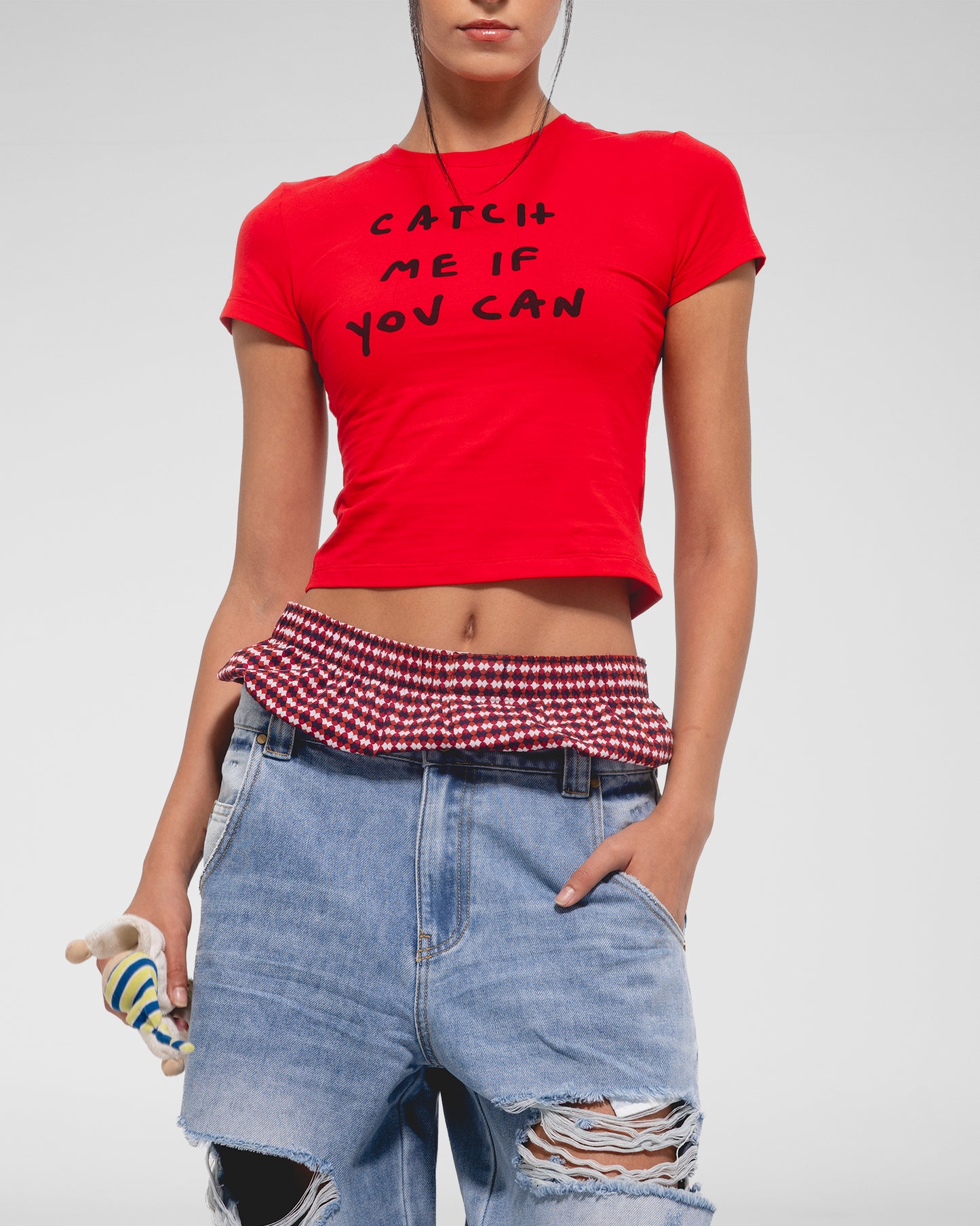 Catch Me Crop Tee