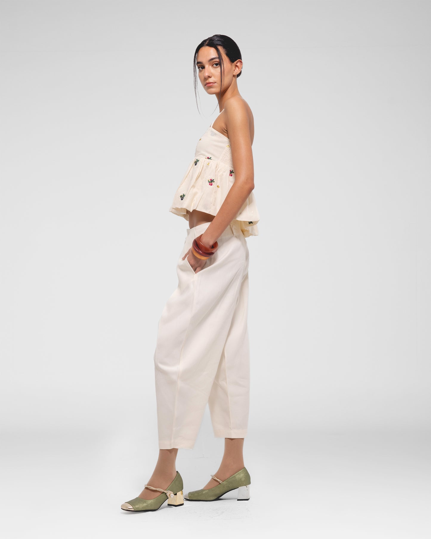Origami Wrap-Tie Trousers