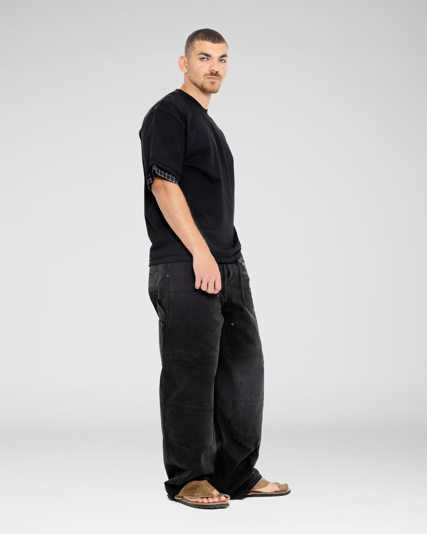 Check Hem Tee