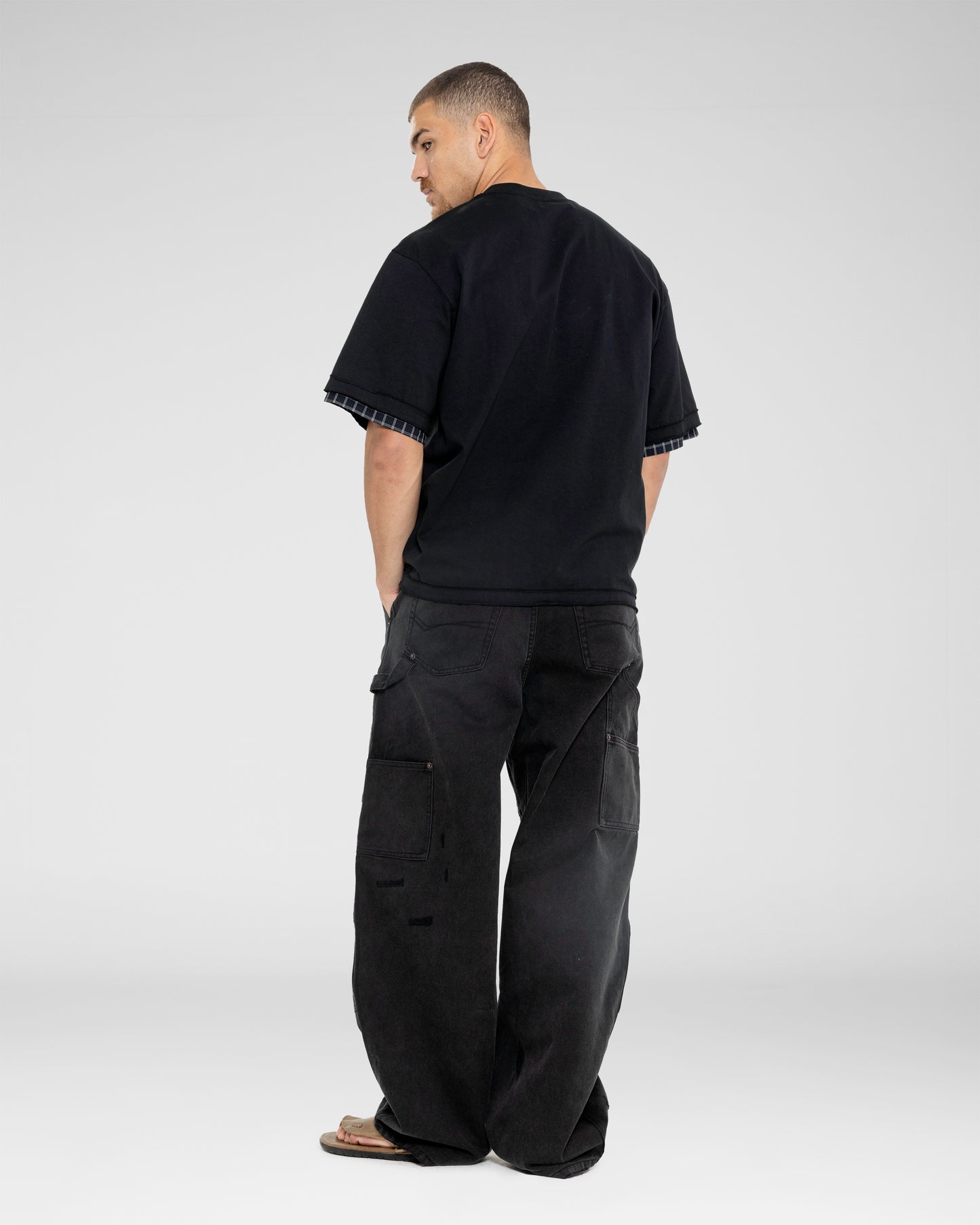 Check Hem Tee
