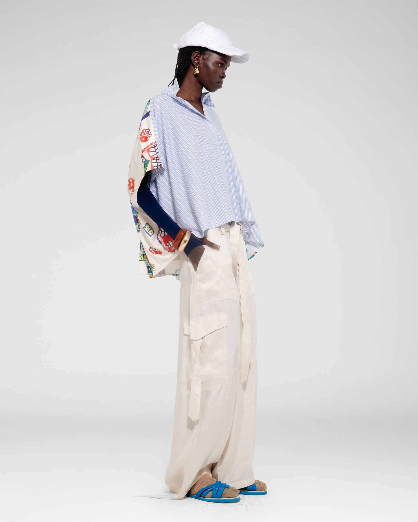 Silk Cargo Trousers