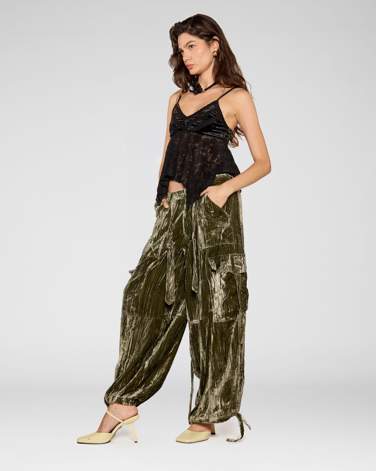 Moss Shine Pants