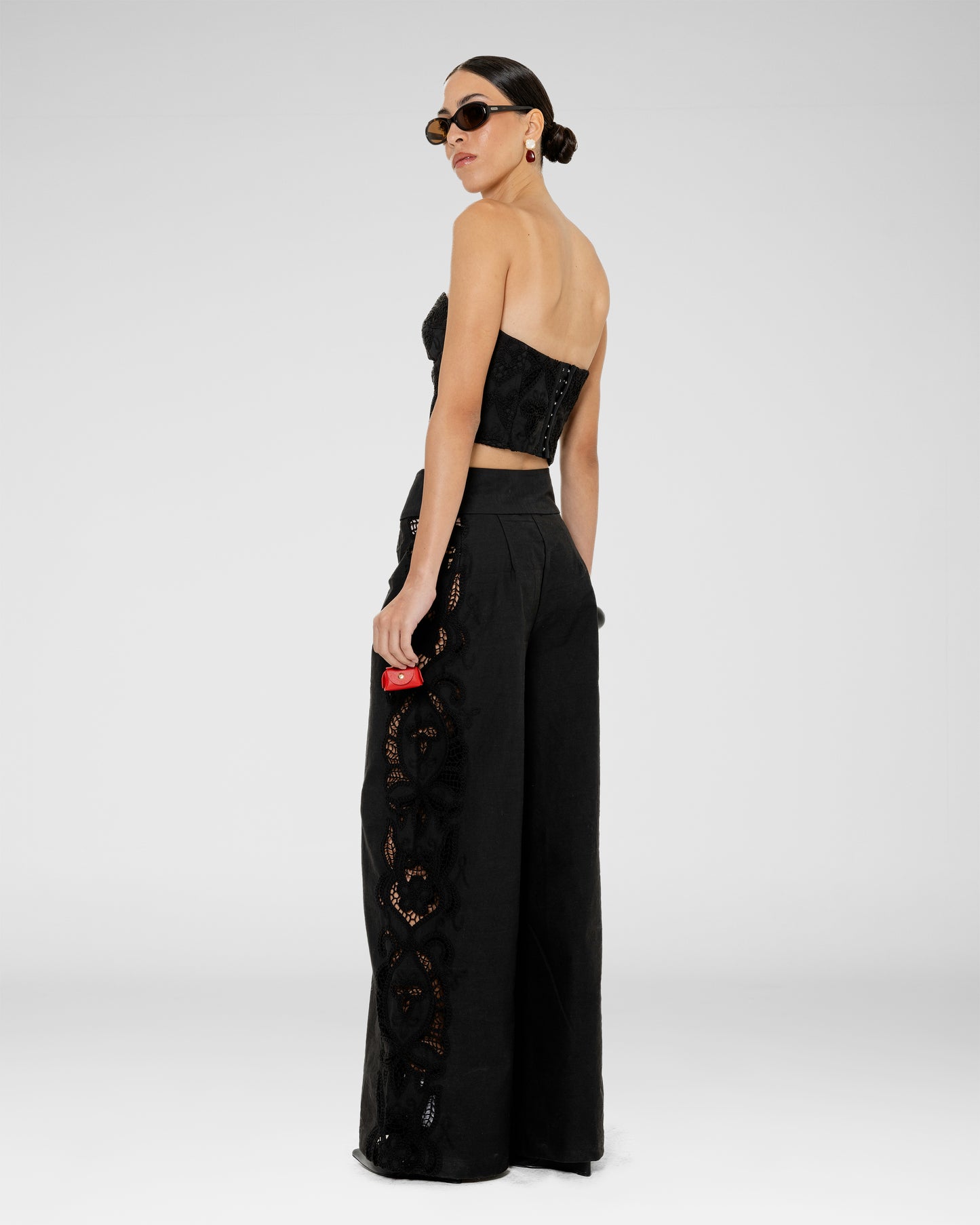 Floral Cutwork Set