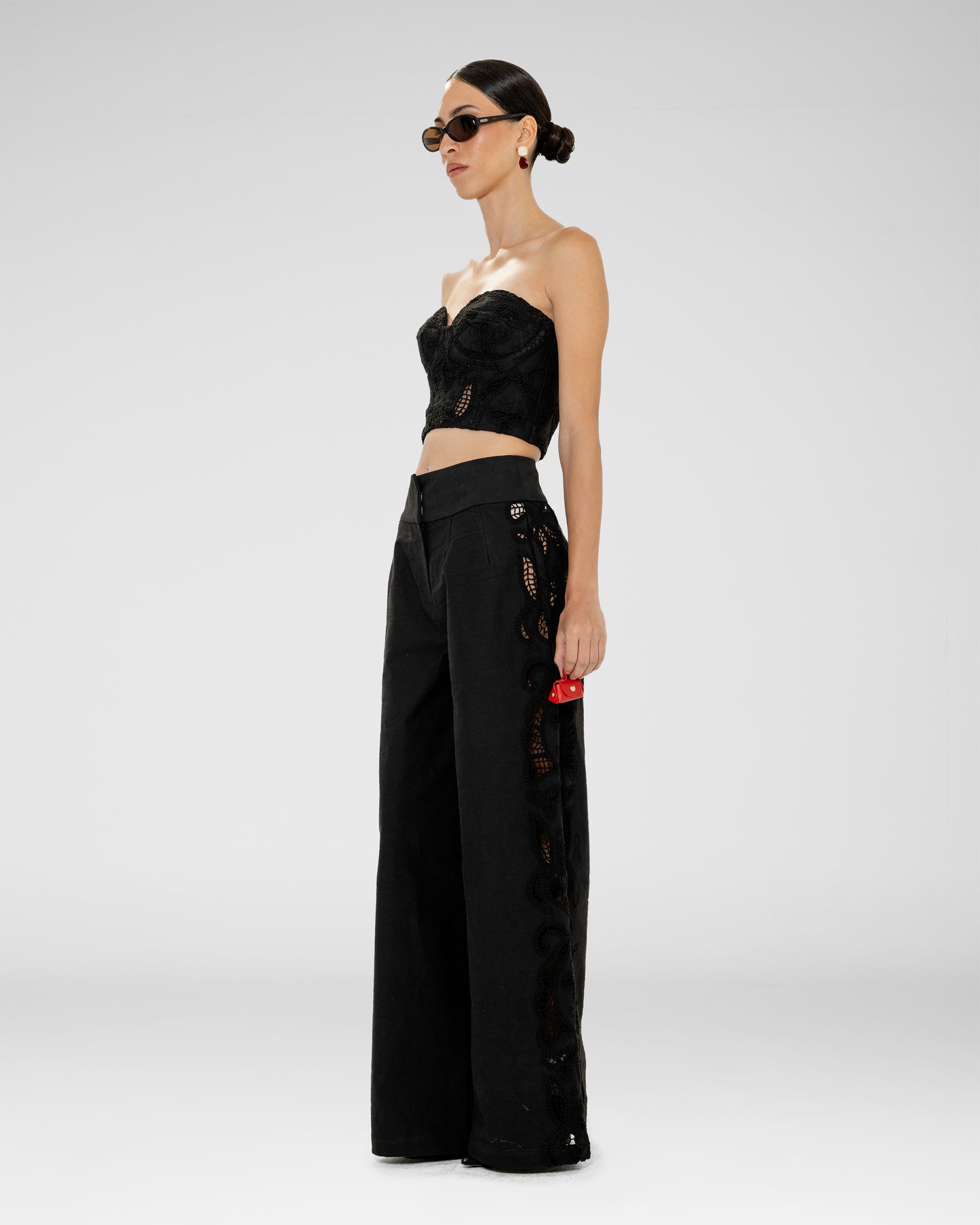Floral Cutwork Set