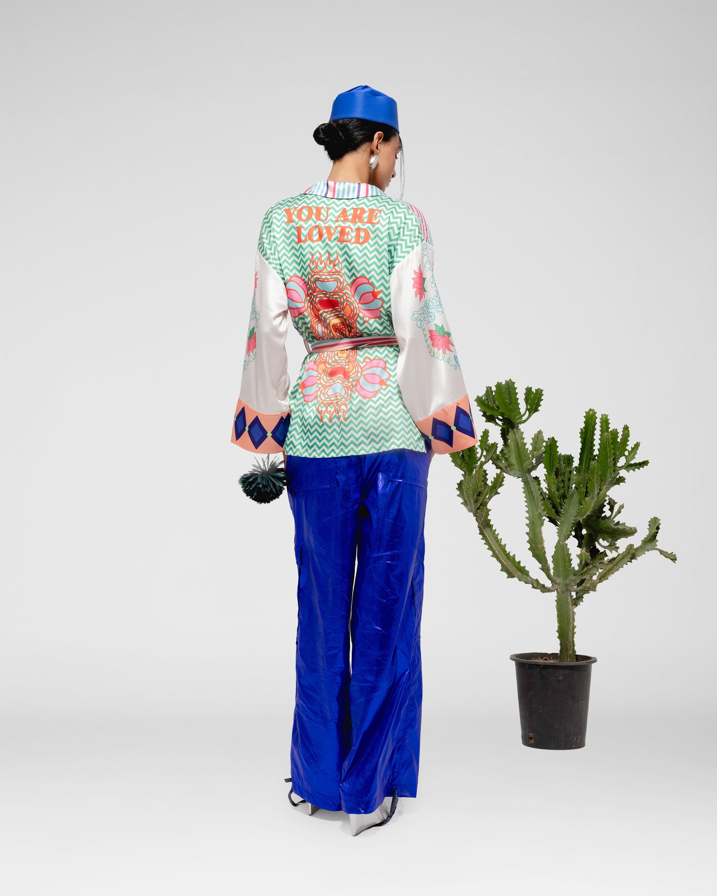 Printed Kimono Jacket