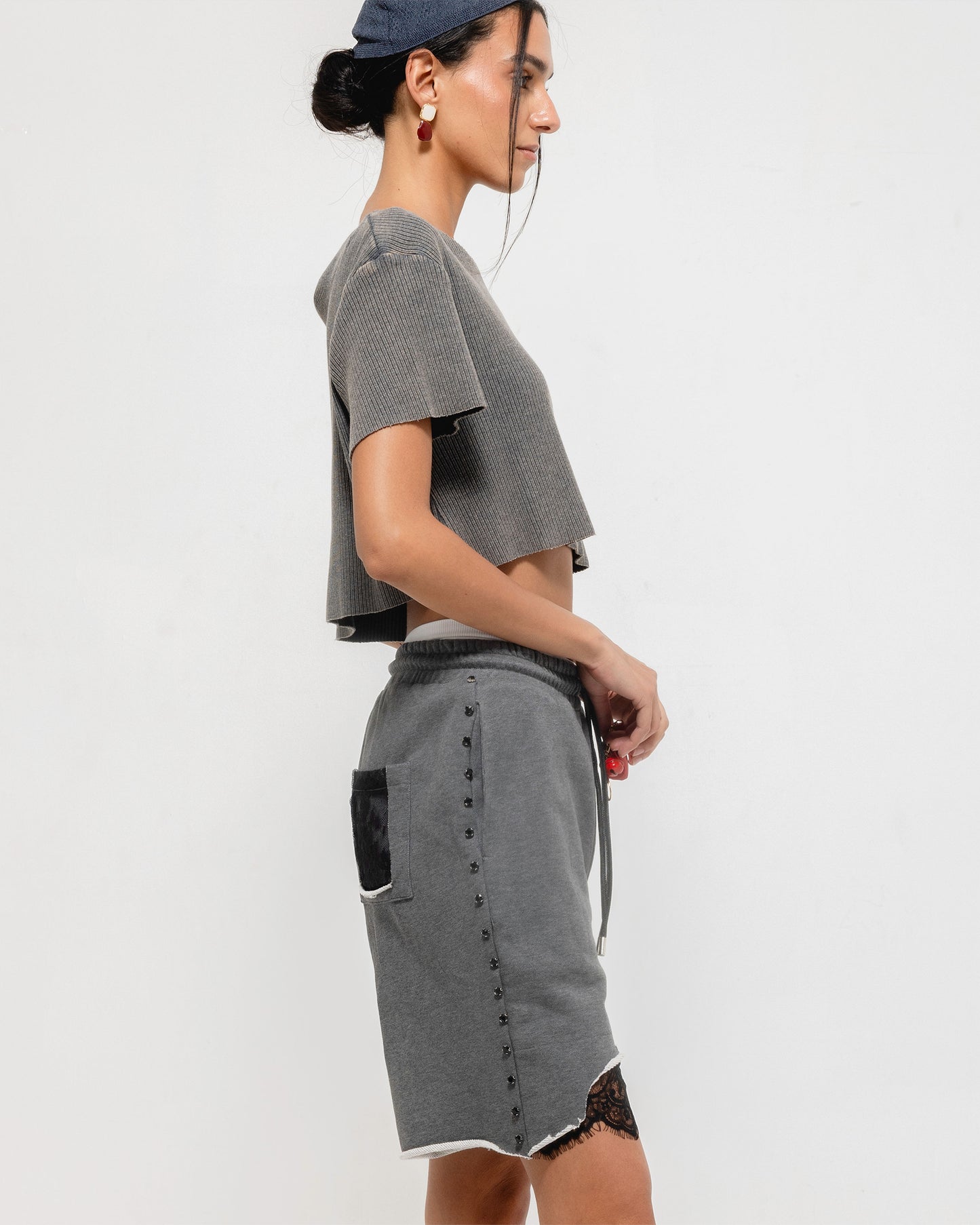 Ribbed Crop Tee
