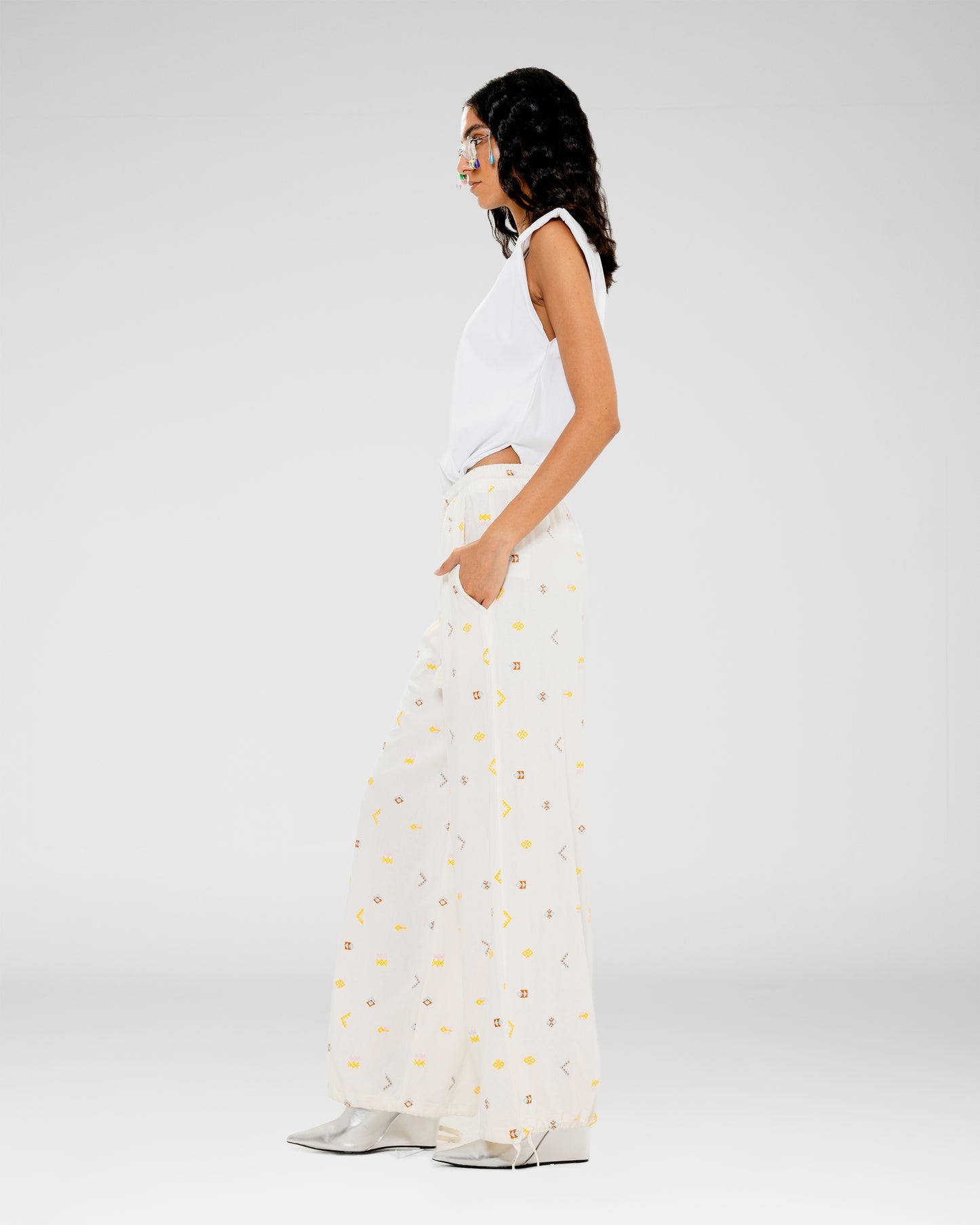 Sculpted-Shoulder Bodysuit