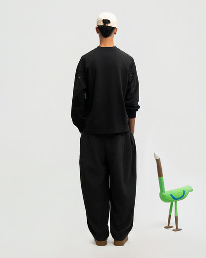 Textured Volume Pants