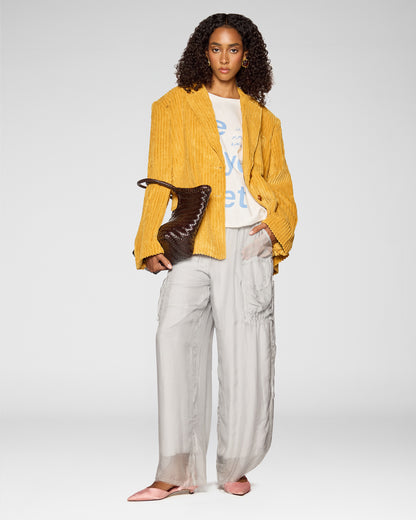 Ochre Texture Blazer
