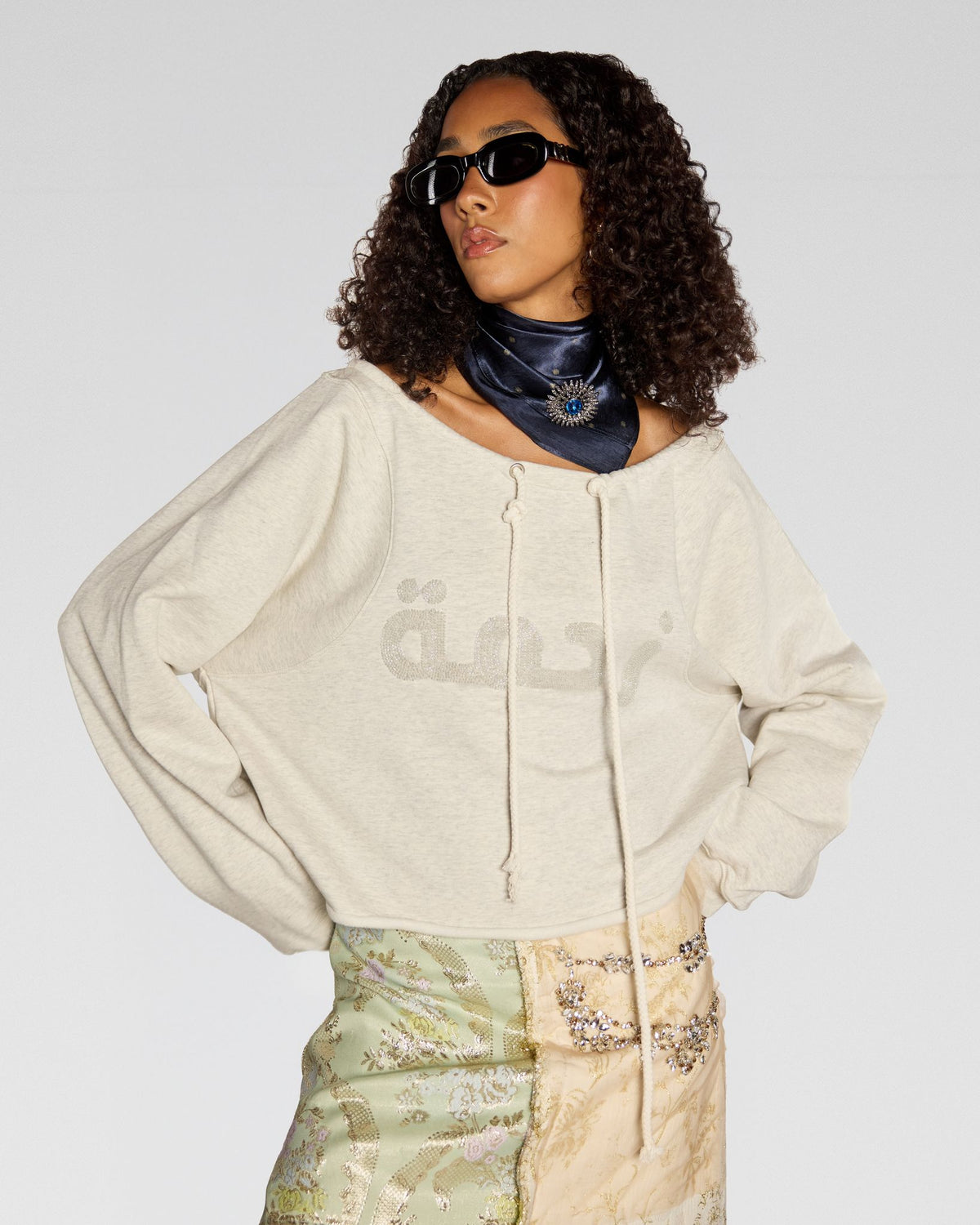 Za7ma Drop-Shoulder Sweatshirt