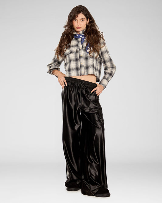 Satin Track Pant
