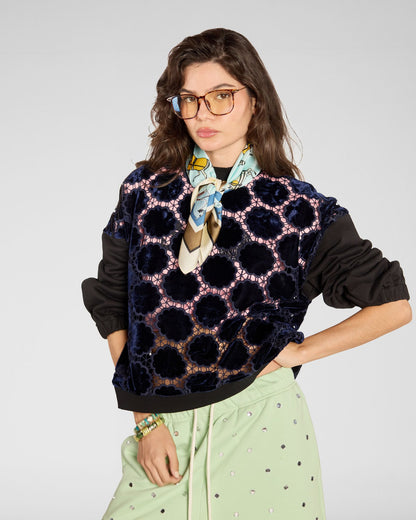 Circuit Crop Sweatshirt