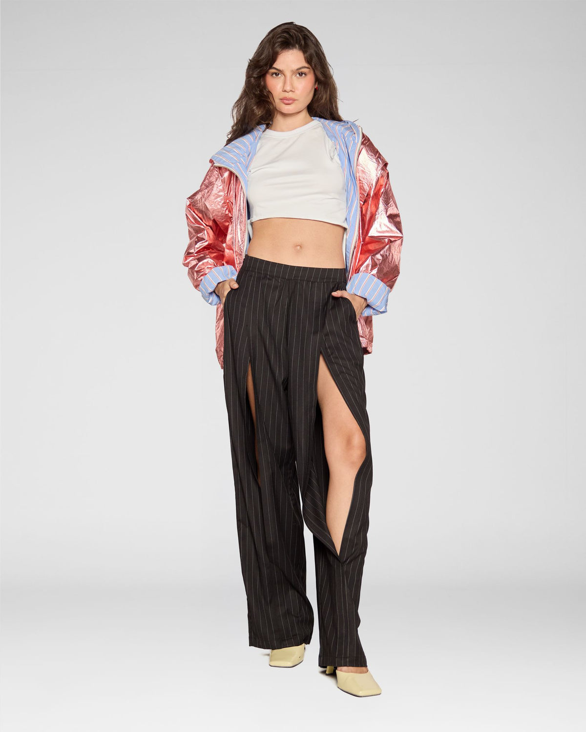 Slit Line Pants