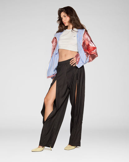 Slit Line Pants