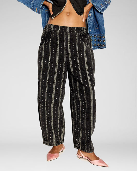 Nightstripe Barrel Pants