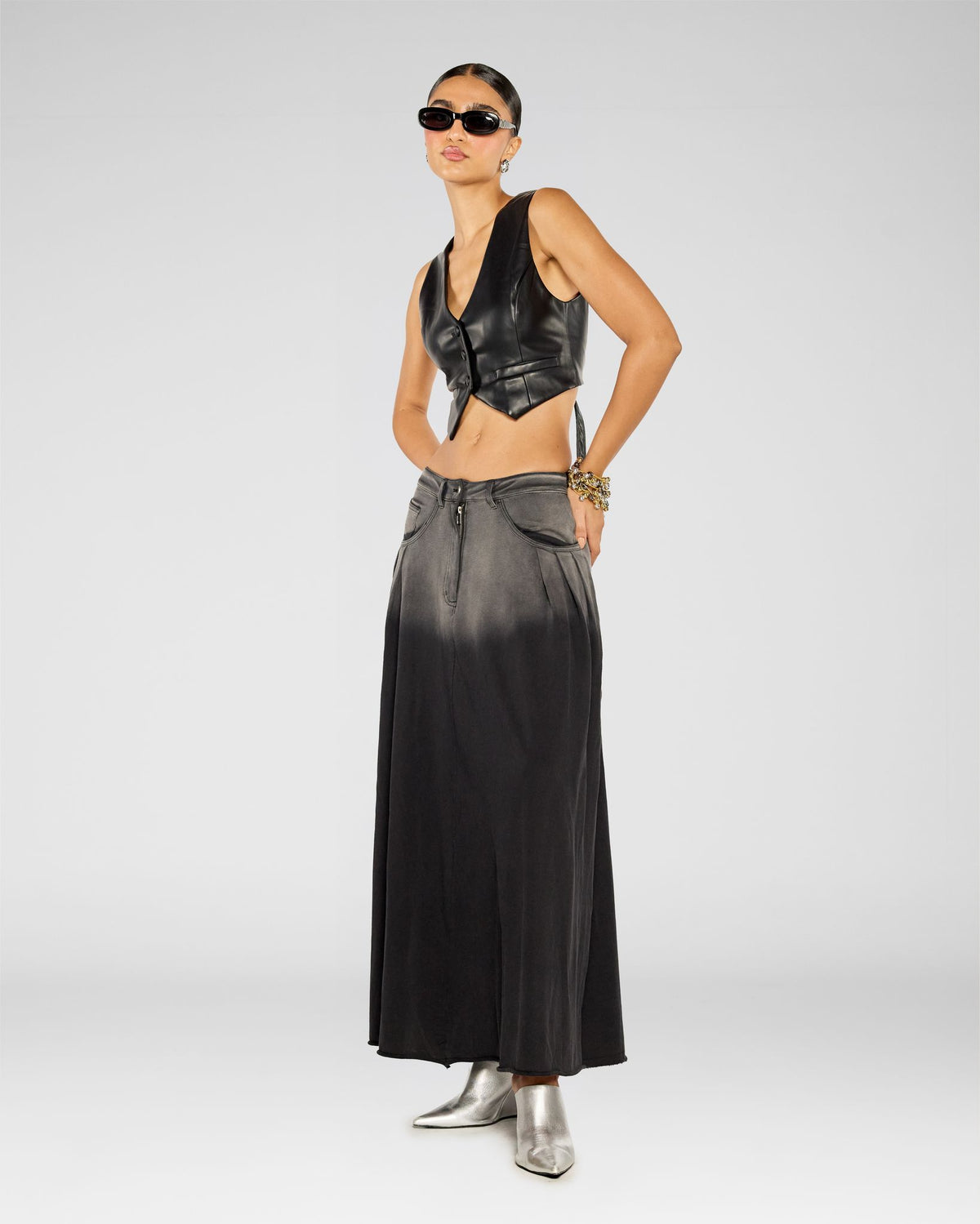 Noir Tailored Vest
