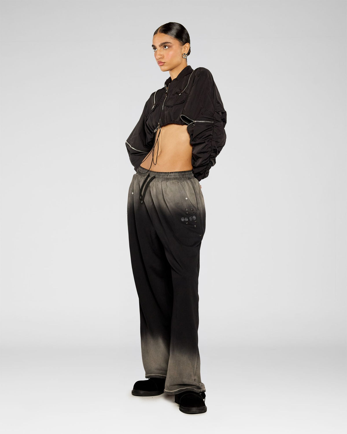 Zipline Cropped Utility Jacket