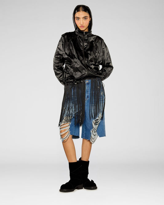 Midnight Fringe Zip Jacket