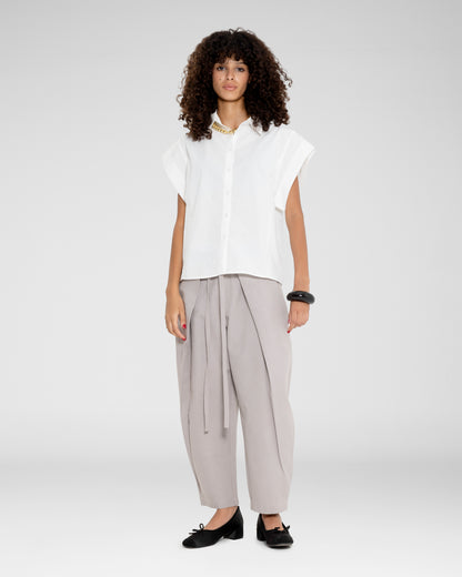 Origami Wrap-Tie Trousers