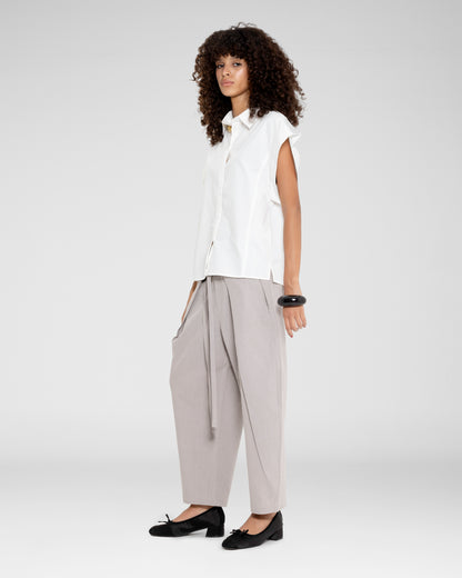 Origami Wrap-Tie Trousers
