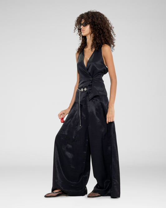 Satin Wrap Set