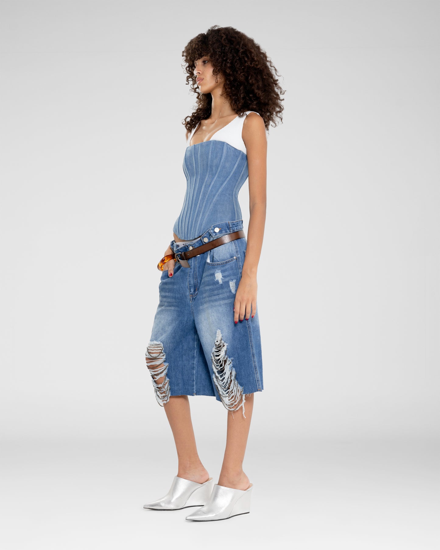 Bermuda Denim Shorts