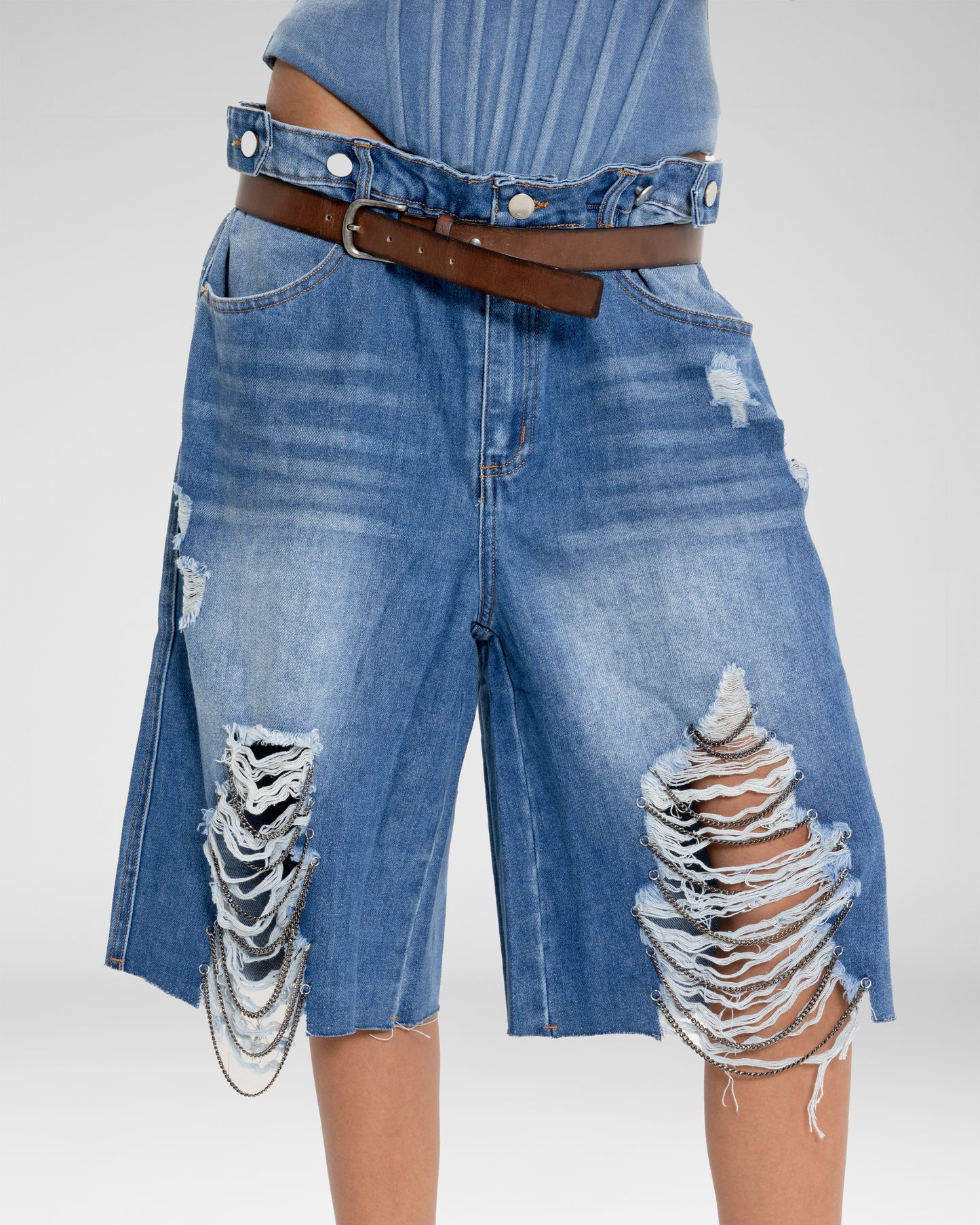 Bermuda Denim Shorts