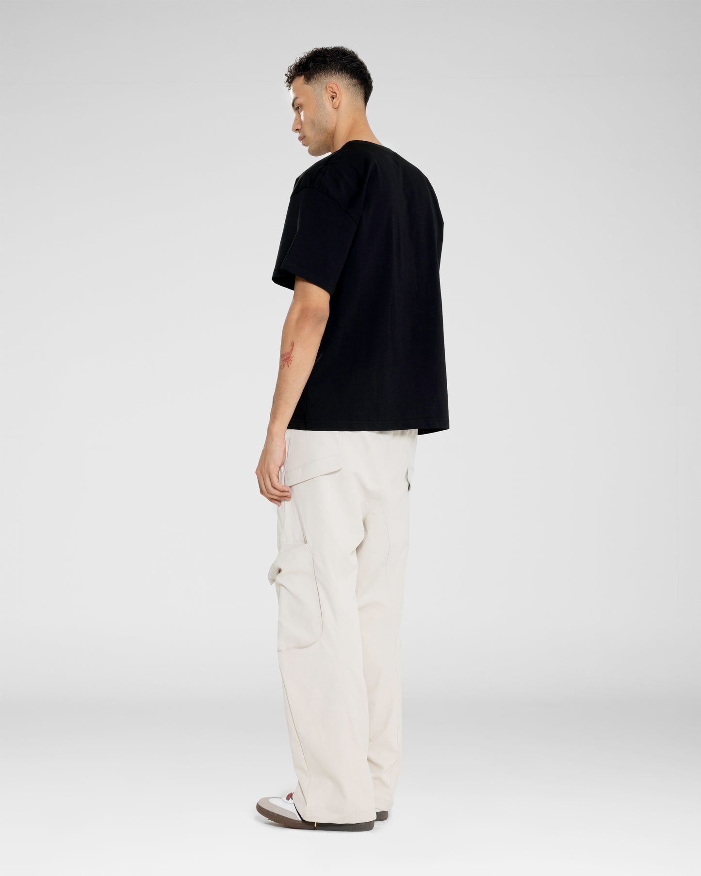 Cream Cargo Pants